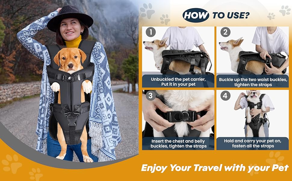 Dog Backpack Carrier Uses