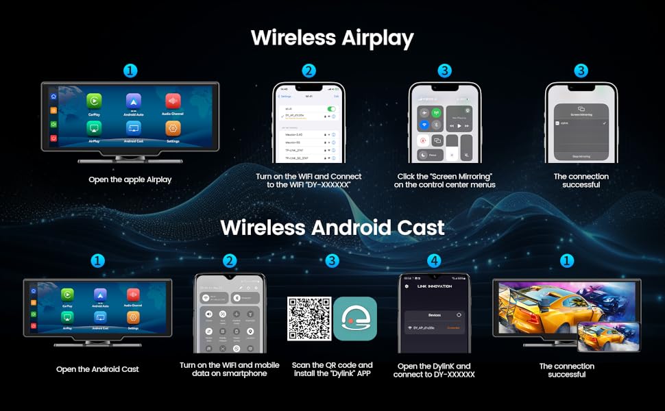 apple carplay screen for car con bluetooh