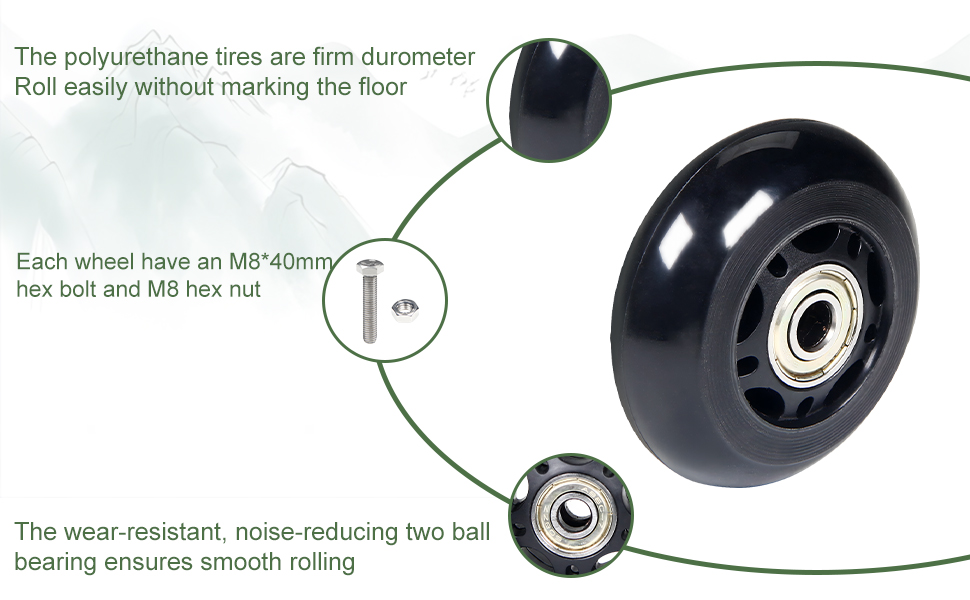 2.5“ furniture wheels-4