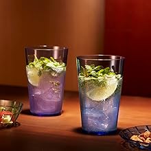 Unbreakable Premium Drinking Glasses Tritan Plastic Tumbler Cups