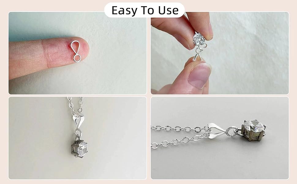 necklace bail gold bails for pendants sterling silver pendant clasp for necklace