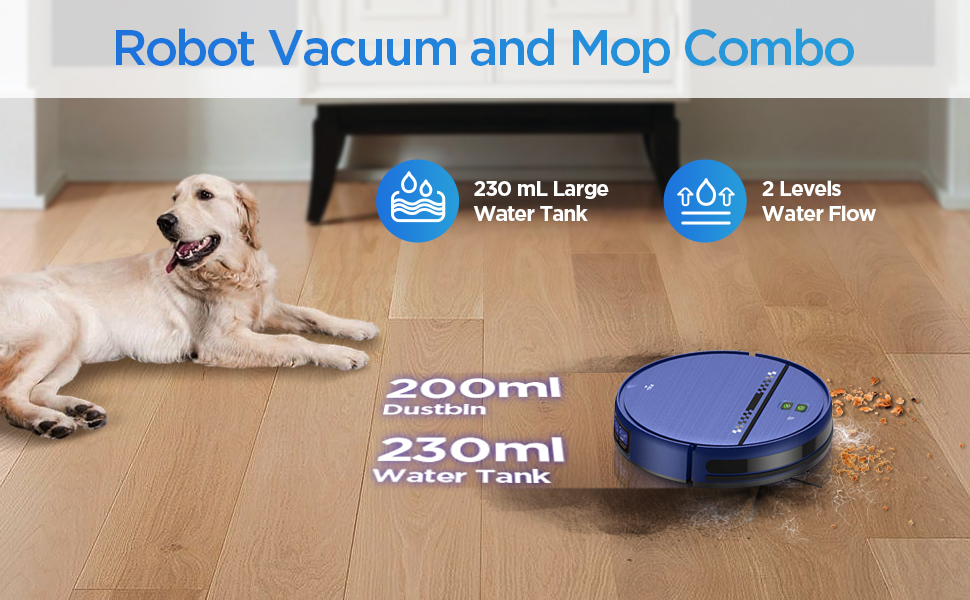 Robot Vacuum and Mop Combo