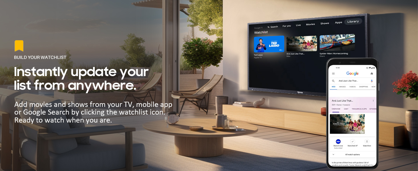 outside tv
