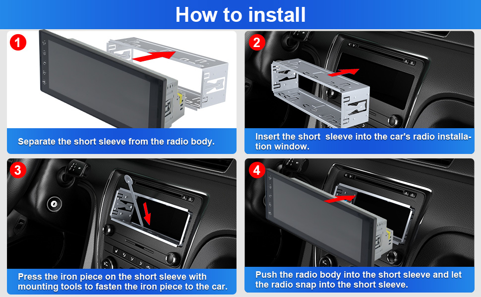 single din car stereo