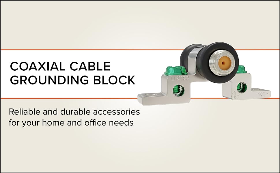 Coaxial Cable Grounding Block