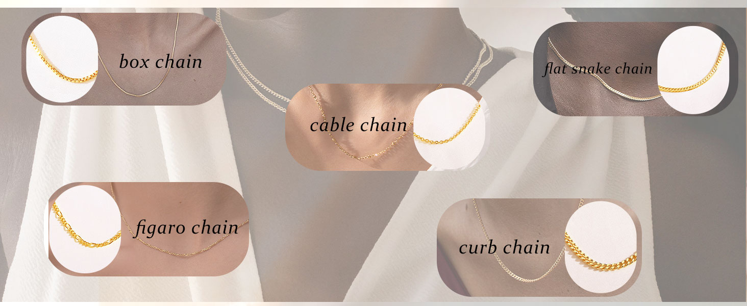 Gold Chain Necklace for Women Trendy