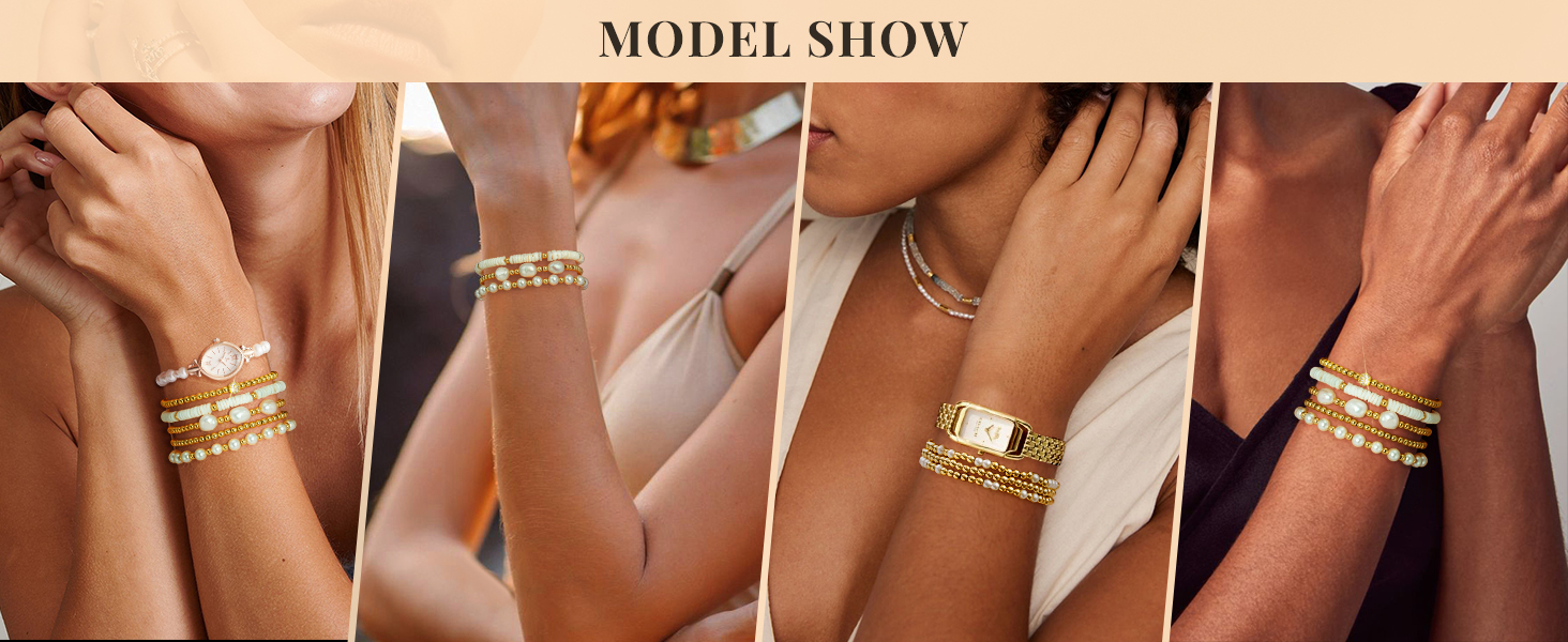 gold bead bracelets