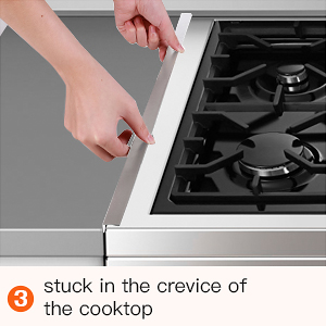 stove gap filler stainless steel