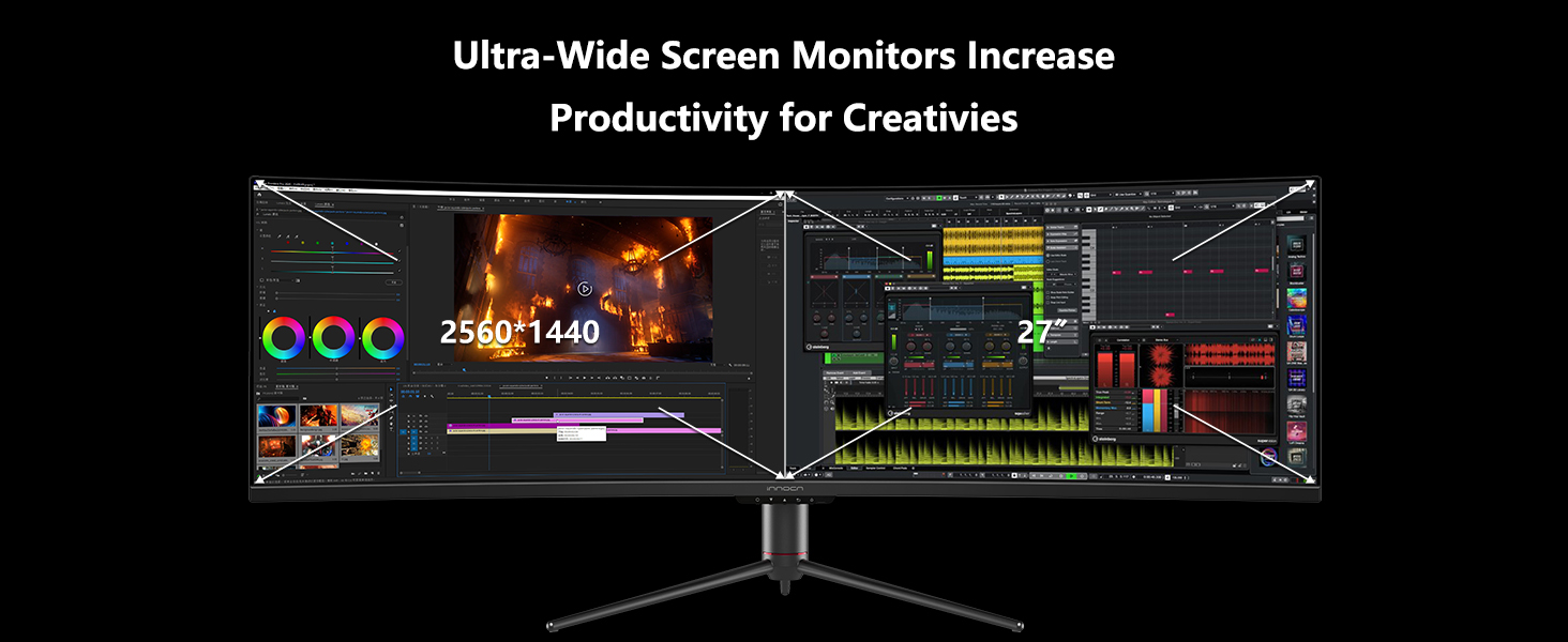 INNOCN monitor ultrawide pc monitor gaming 144hz
