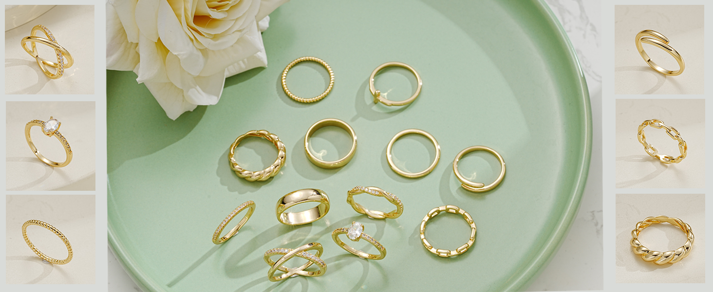 gold rings