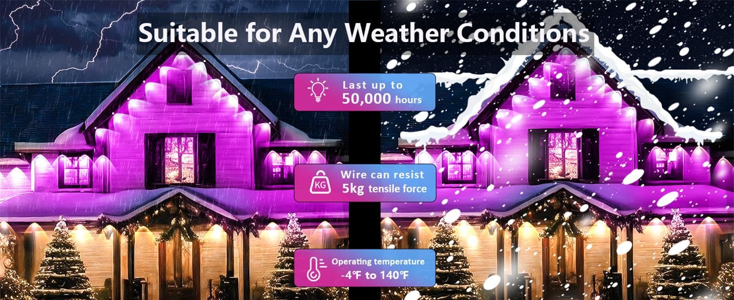 led christma light+outdoor