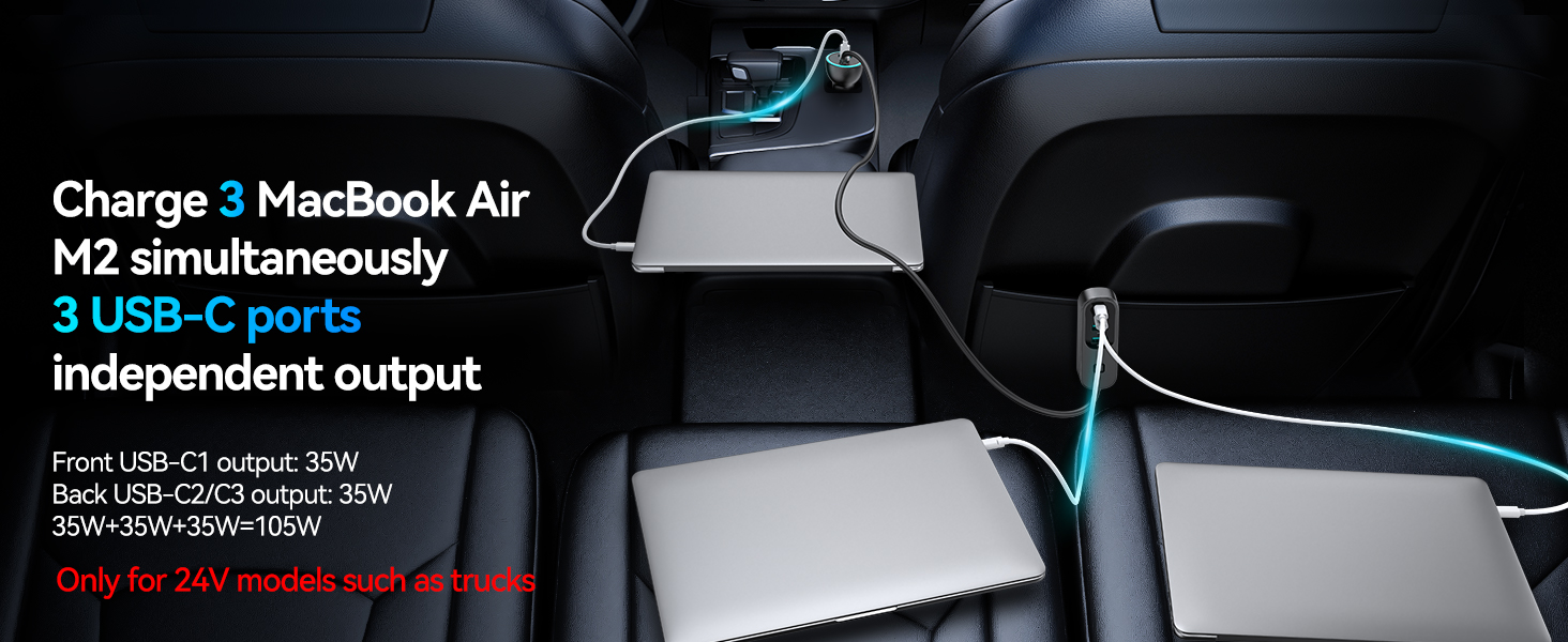 usb c car charger