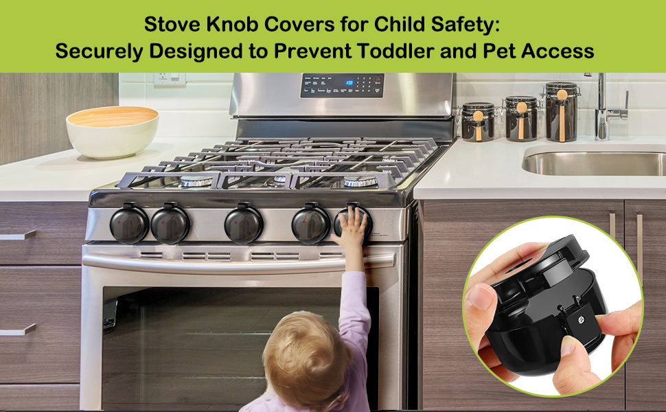 Stove Knob Safety Covers Single Ear 1