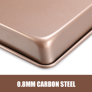 baking pans premium carbon steel nonstick rectangle baking pan oven pans for baking deep bake tray