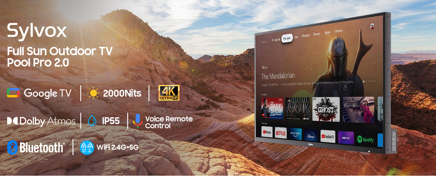 outdoor TV smart TV weatherproof waterproof TVs