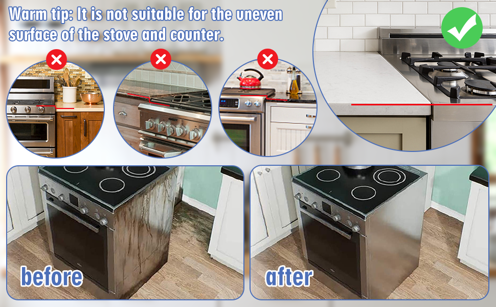 Stove Gap Covers Stainless Steel