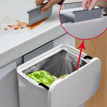 hanging trash can with lid installation