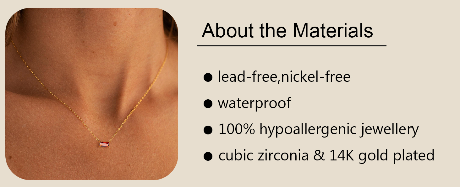 About the Materials,lead-free,nickel-free,waterproof,100% hypoallergenic jewellery