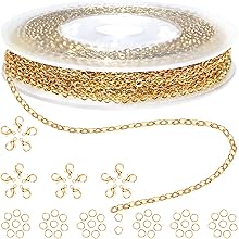33ft GOLD Chain Stainless Steel Jewelry Chain