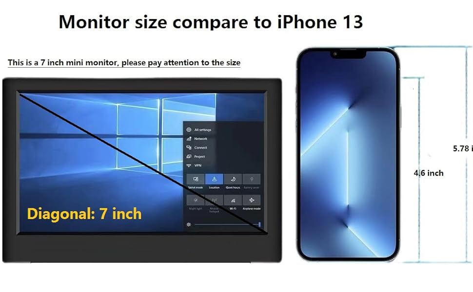 7 inch SIZE
