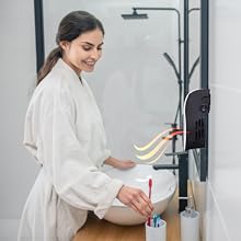 cozy relaxation wall plug in heater for small spaces