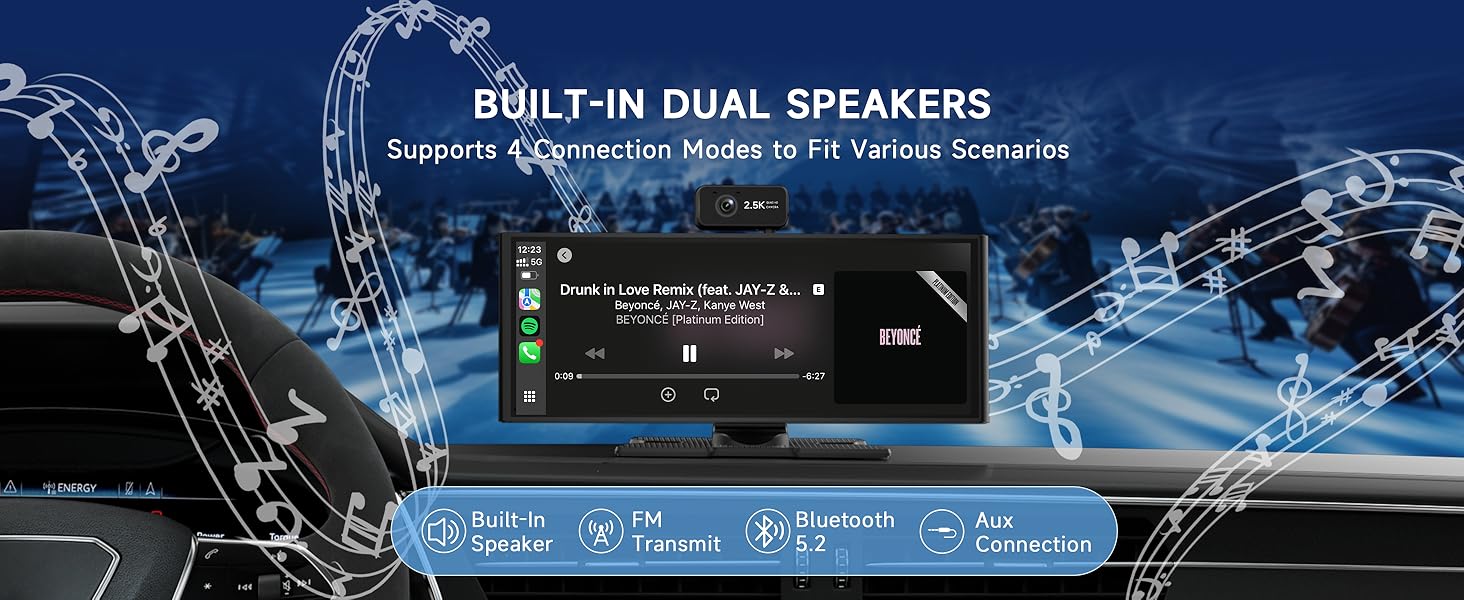 Portable Carplay Screen for Car
