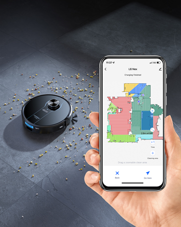 robot vacuum self emptying