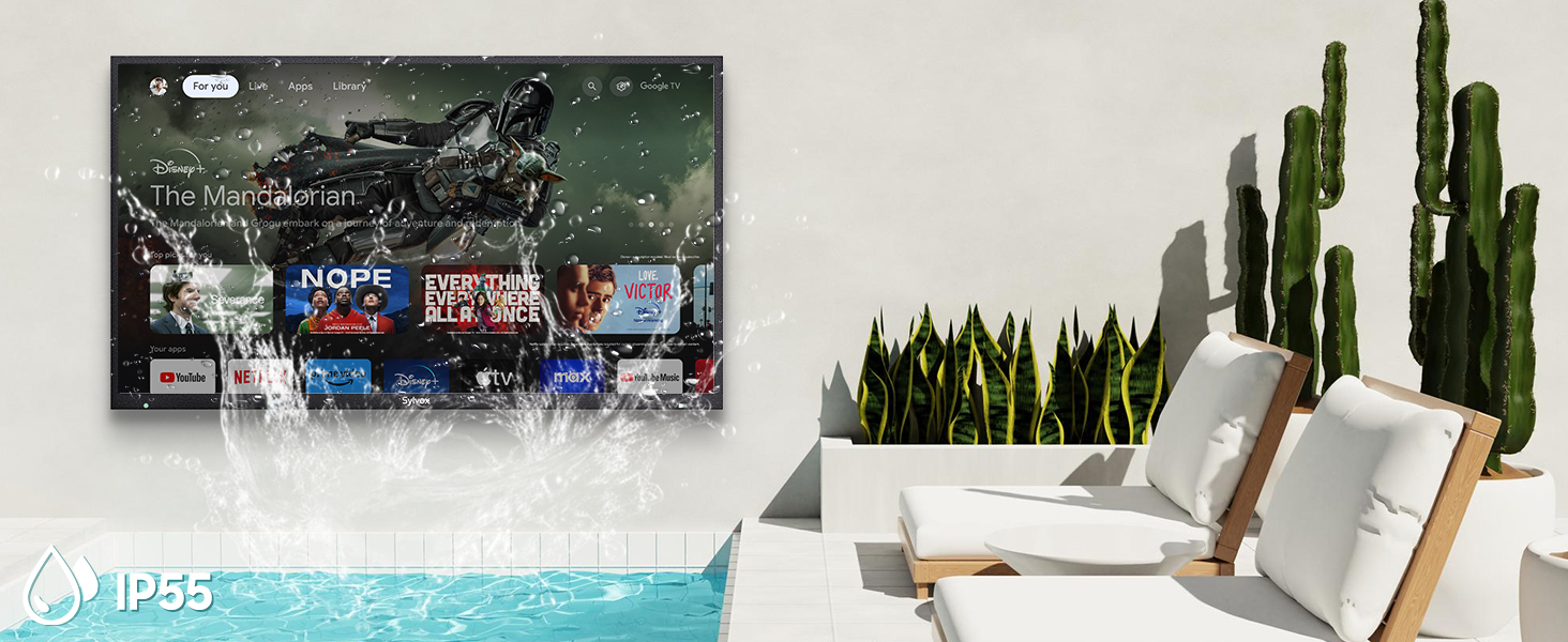 waterproof tv