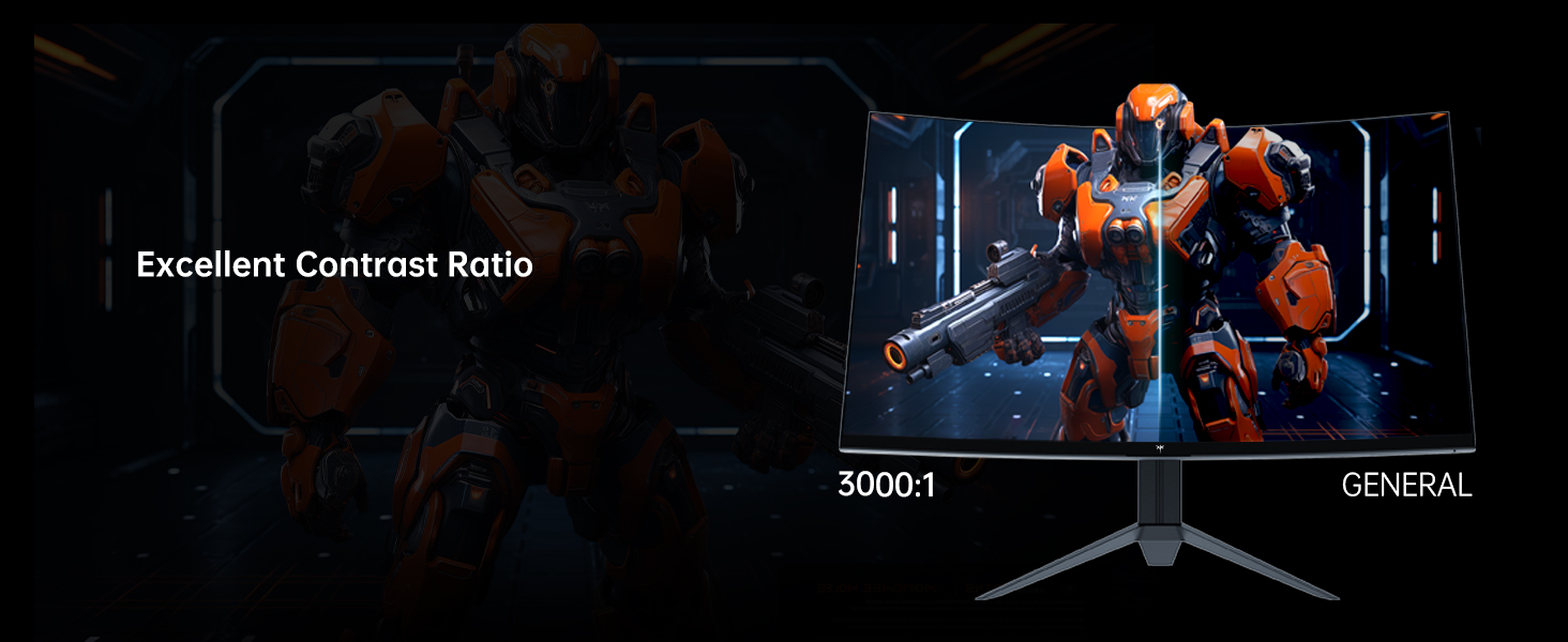 3000:1 Contrast