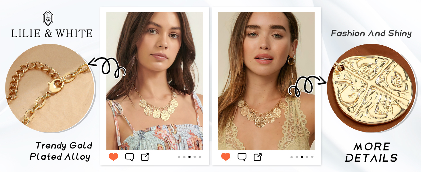 Gold  Coin Necklaces