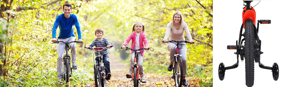 Training Wheels for 12,14, 16, 18,20 inch Bike