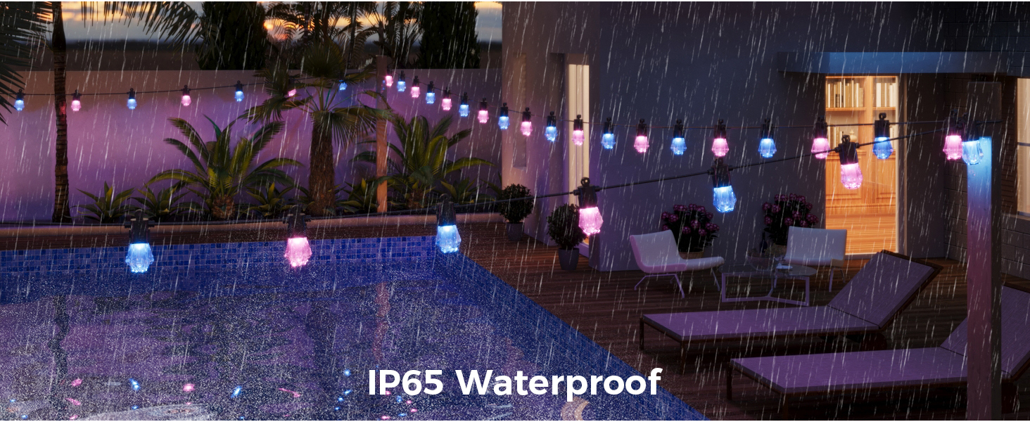 patio lights outdoor waterproof