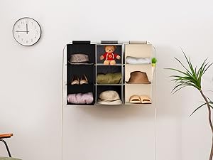hanging closet organizer
