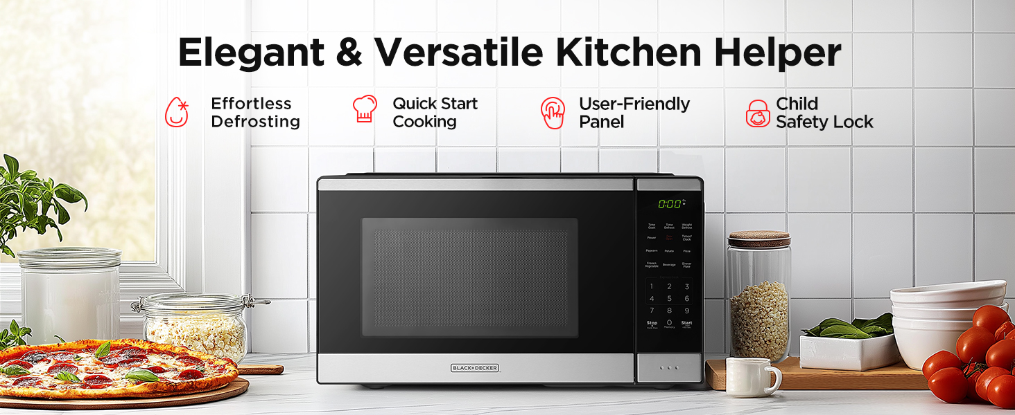 Black Decker Versatile Microwave