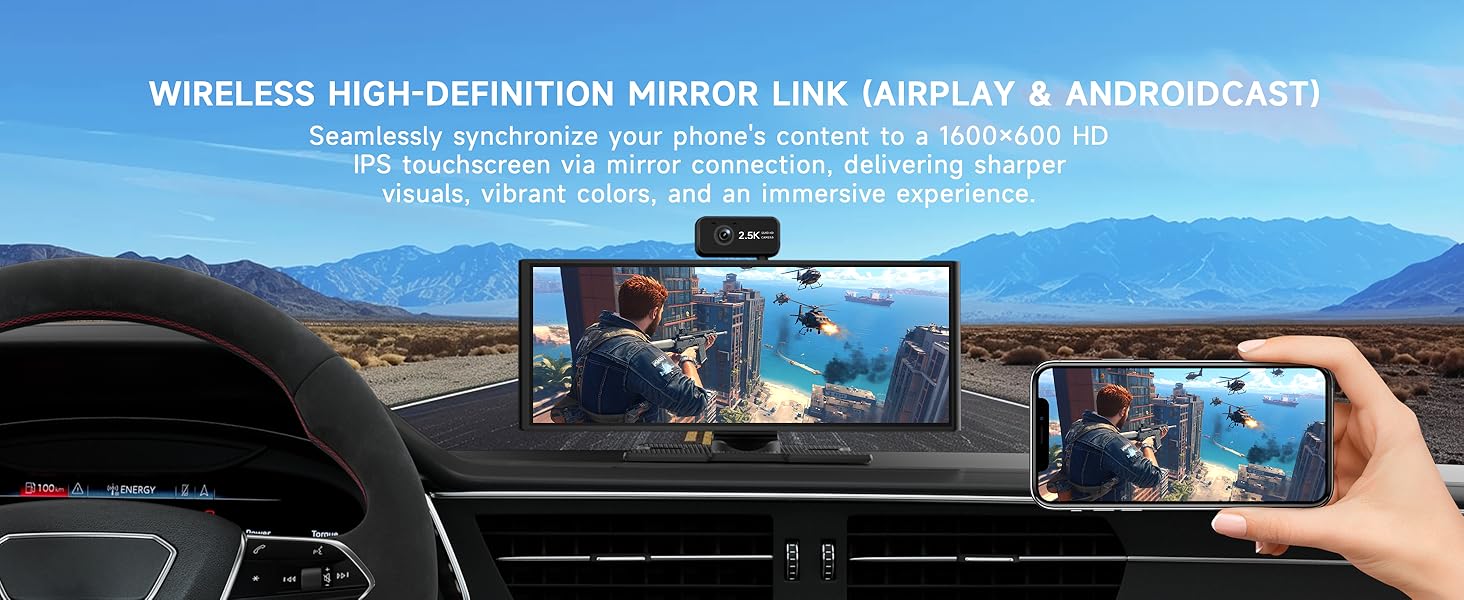 Portable Carplay Screen for Car