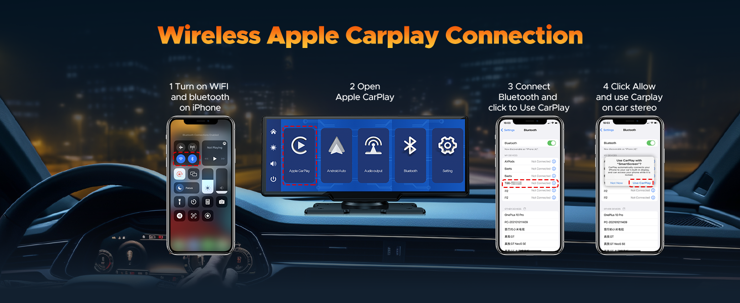carplay inalambrico para carro