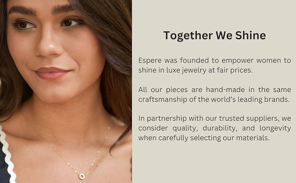 Together we shine company founding message