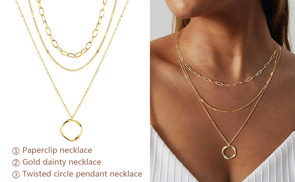 Layered Gold Necklaces for Women