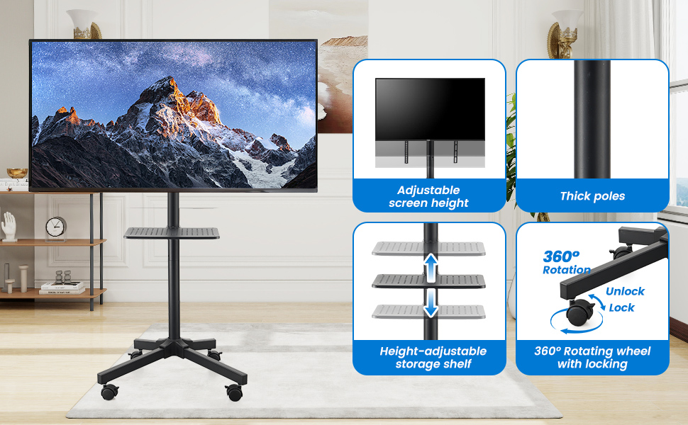 Mobile TV Stand