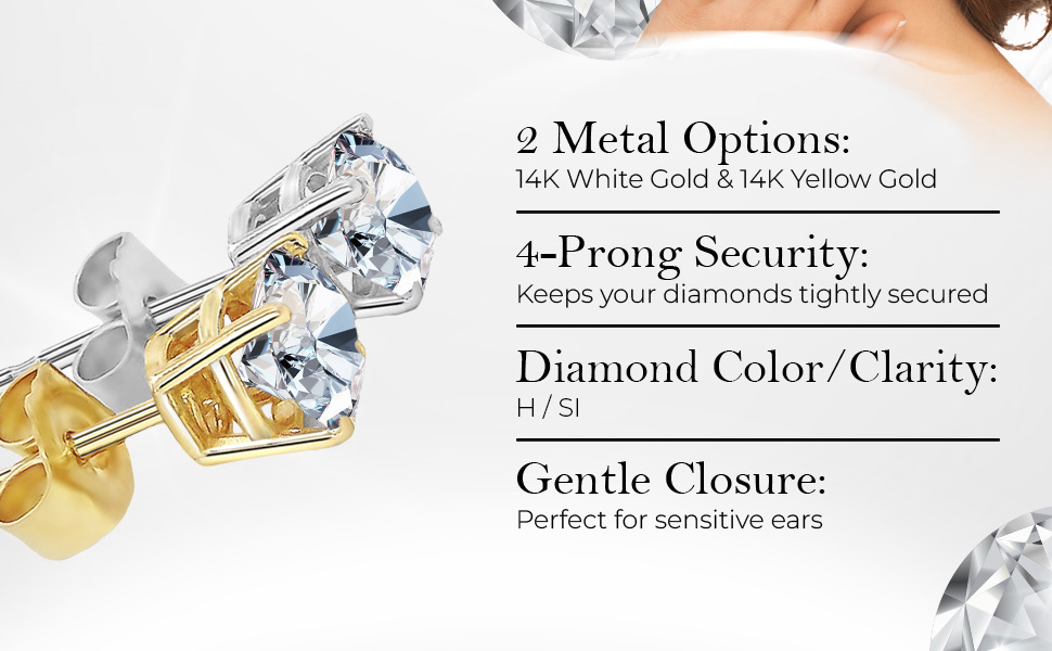 Secure and Sparkling in H/SI Color & Clarity