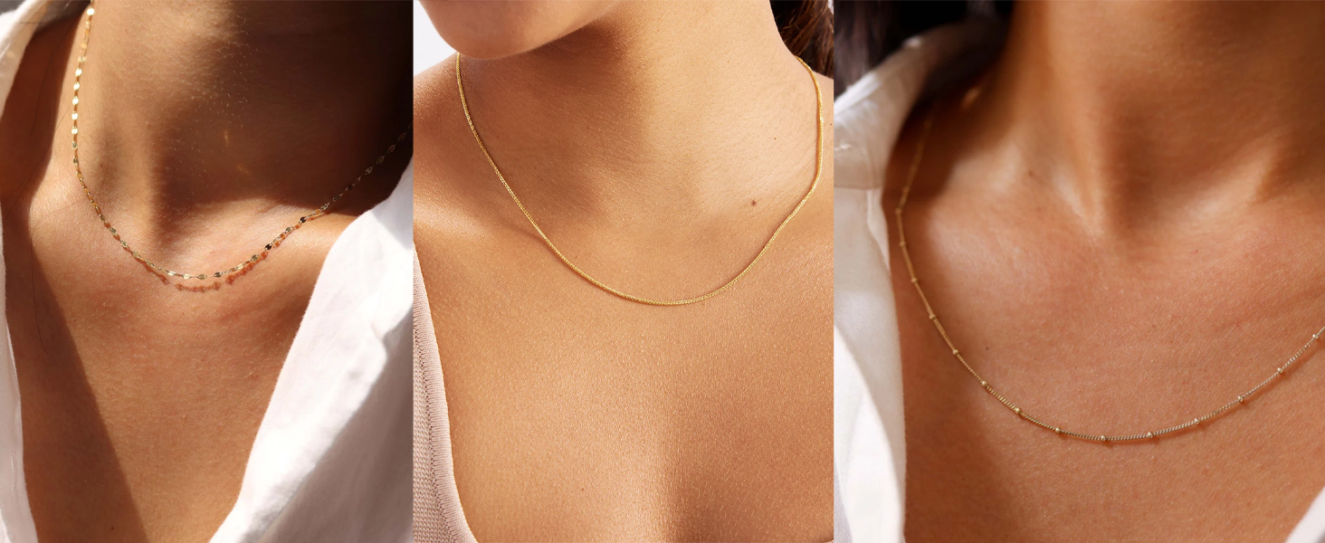Waterproof Gold Necklace
