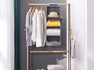hanging closet organizer