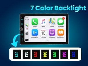 7 color backlight