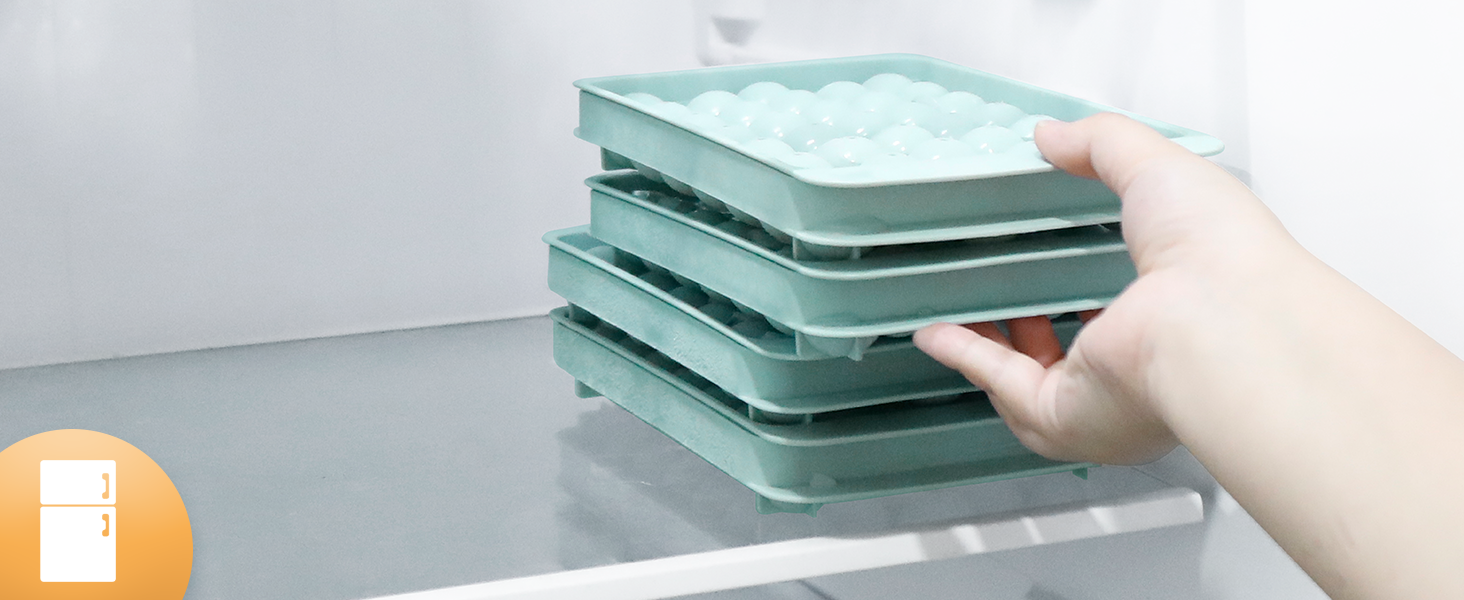 WIBIMEN Round ice cube tray