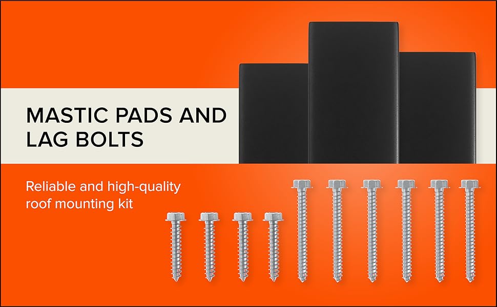mastic pads reliable and high quality roof mounting kit