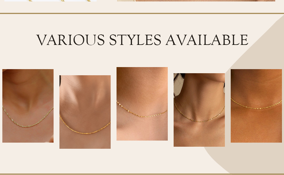 gold necklace for women