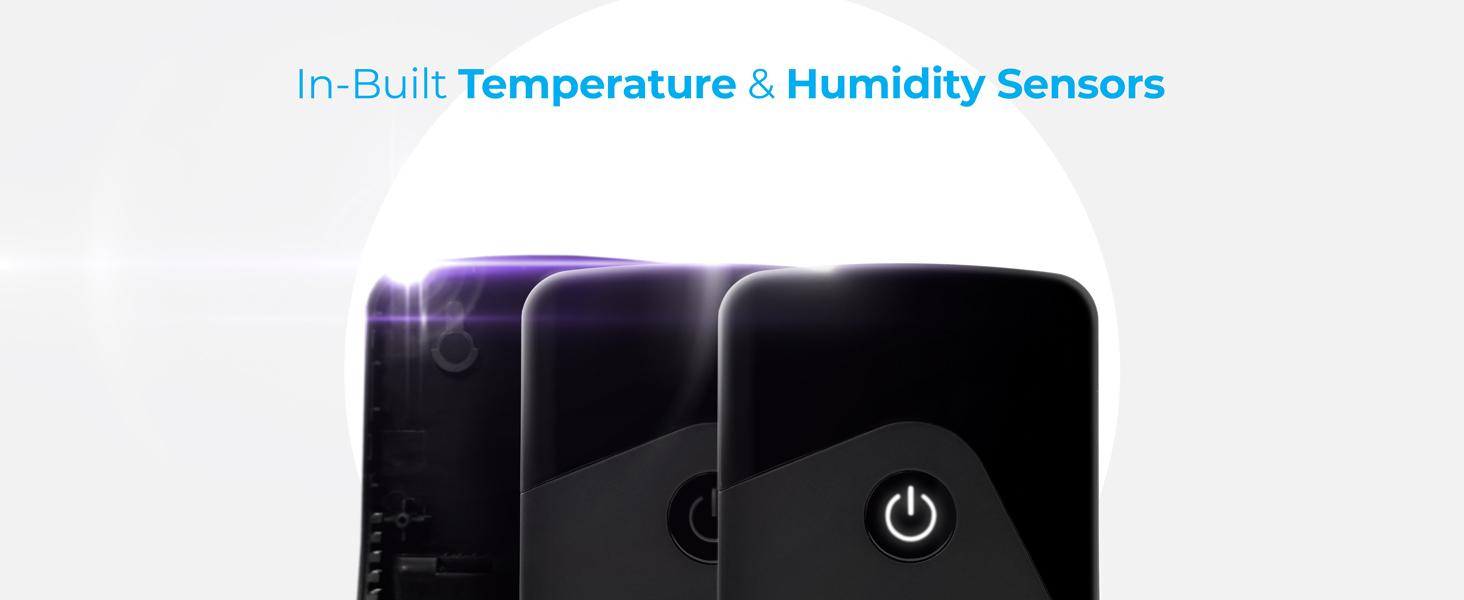 Cielo Breez Eco in-built temperature and humidity sensors