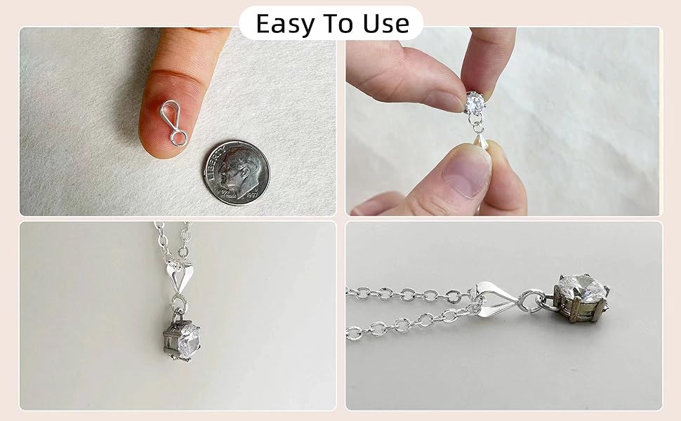 pendant buckle bails for pendants silver clasps for jewelry making