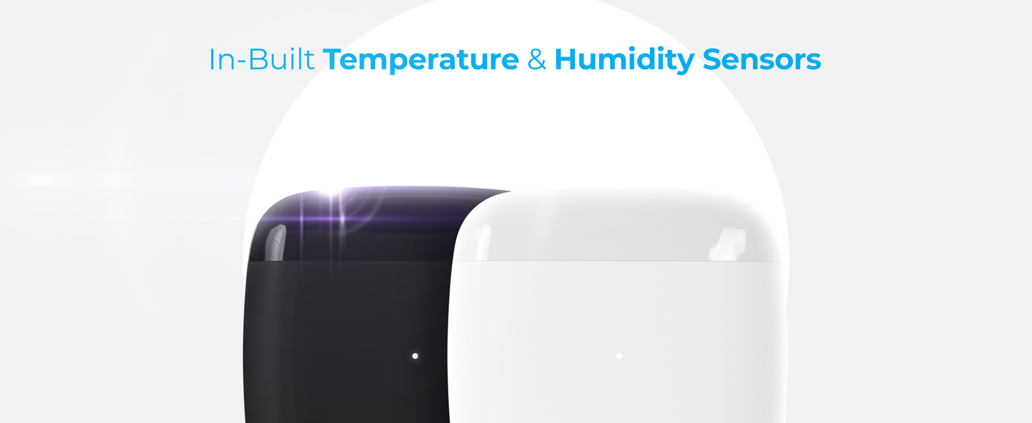 Cielo Breez Lite in-built temperature and humidity sensors