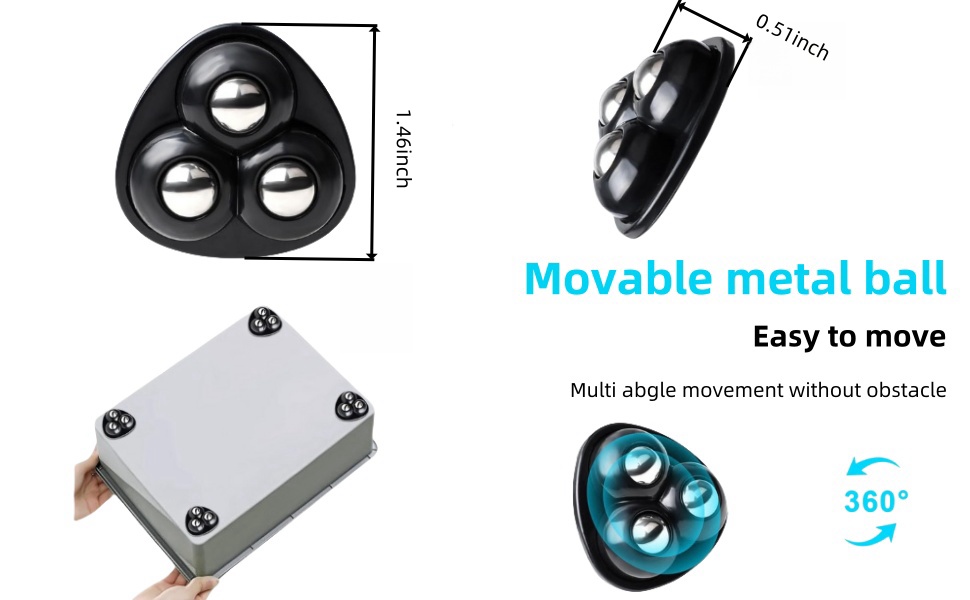 360 Degree Swivel Self-Adhesive Pulley